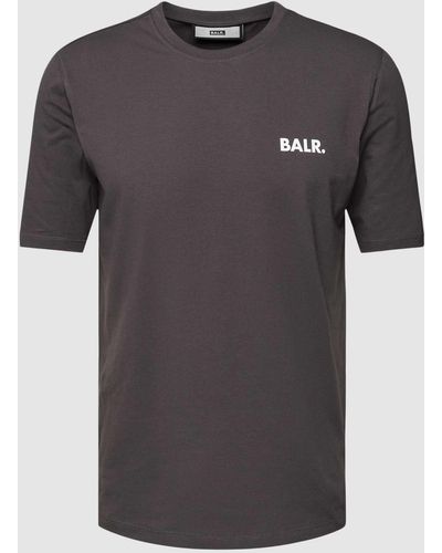 BALR T-Shirt mit Label-Print Modell 'Atlethic' - Grau