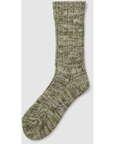 FALKE Sokken Met Breipatroon - Groen