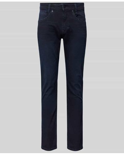 M·a·c Jeans im 5-Pocket-Design Modell "ARNE PIPE" - Blau