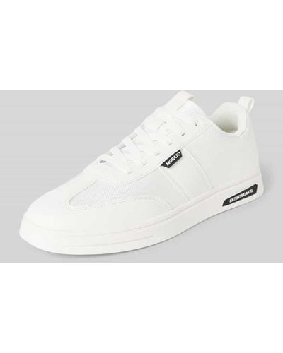 Antony Morato Sneaker in unifarbenem Design Modell 'DERMOT NYLON' - Weiß