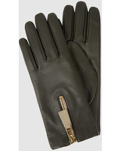 Roeckl Sports Touchscreen-handschoenen Van Leer - Groen