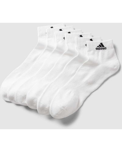 adidas Socken mit Label-Detail im 6er-Pack - Weiß