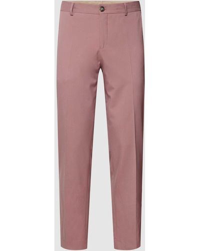 SELECTED Pantalon Met Franse Steekzakken - Roze