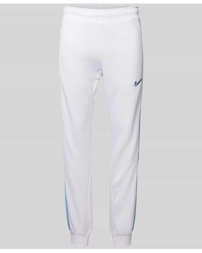 Nike Sweatpants mit Label-Stitching - Weiß