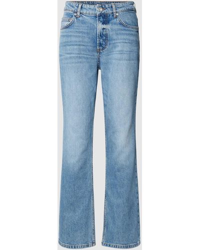 Marc O' Polo Flared Fit Jeans im 5-Pocket-Design Modell 'KIRUNA' - Blau