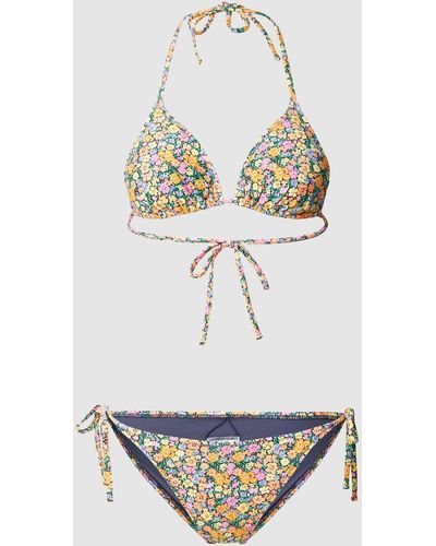 Rip Curl Bikini-Set mit floralem Allover-Muster Modell 'AFTERGLOW DITSY' - Weiß
