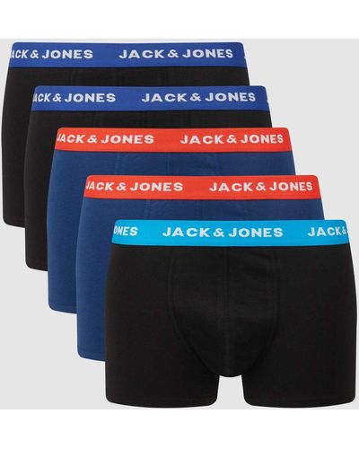 Jack & Jones Boxershort In Een Set Van 5 Stuks - Blauw