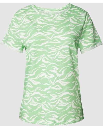 Tom Tailor T-shirt Met Motiefprint - Groen