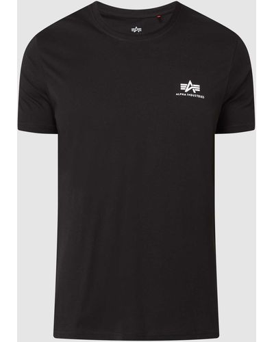 Alpha Industries T-shirt Van Katoen - Zwart