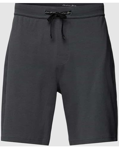 Christian Berg Men Shorts mit elastischem Bund - Grau