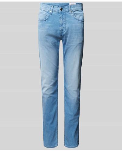 Baldessarini Regular Fit Jeans mit Eingrifftaschen - Blau