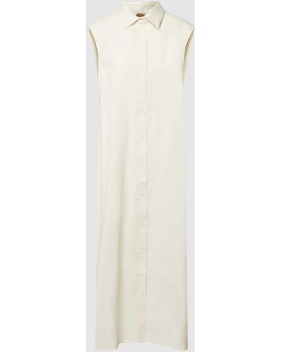 Minimum Blusenkleid mit Kentkragen Modell 'ZASIO' - Weiß