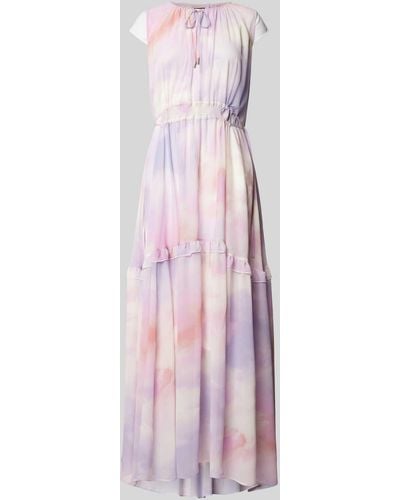 BOSS Maxi-jurk Met All-over Motief - Roze