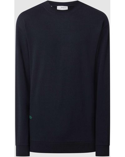 SELECTED Relaxed Fit Sweatshirt Met Prints - Blauw