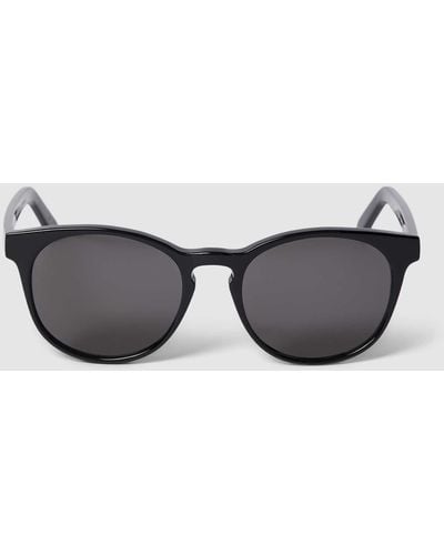 COLORFUL STANDARD Sonnenbrille mit runden Gläsern - Grau
