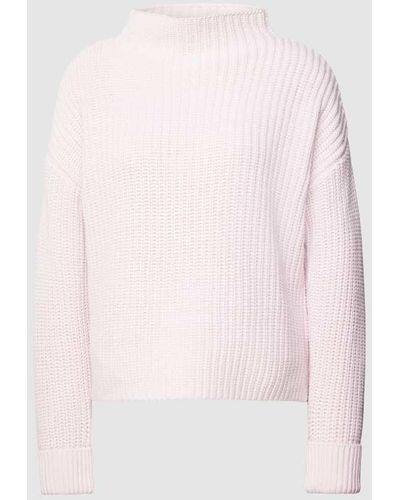 SELECTED Strickpullover mit Turtleneck Modell 'SELMA' - Pink
