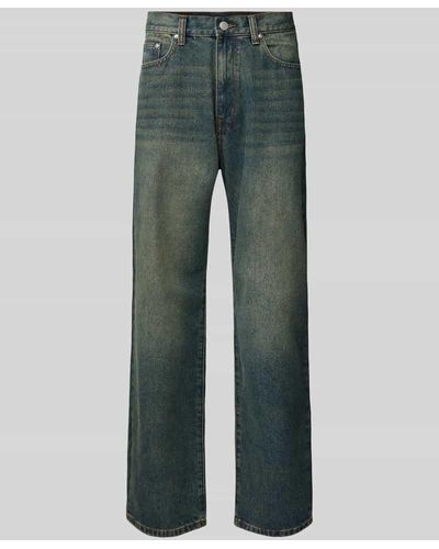 Review Jeans im 5-Pocket-Design - Grün