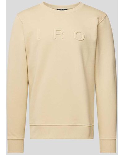 IRO Sweatshirt mit Label-Prägung - Natur