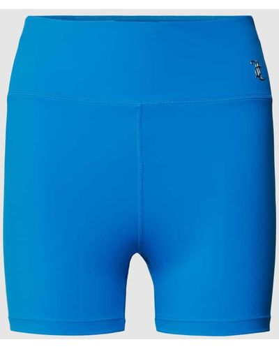 Juicy Couture Shorts mit Logo-Detail Modell 'LIZA' - Blau