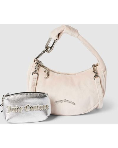Juicy Couture Handtasche mit Label-Detail Modell 'BLOSSOM' - Natur