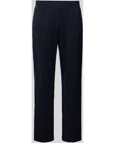 J.o.y. Regular Fit Sweatpants mit Tunnelzug Modell 'FREDERICO' - Blau