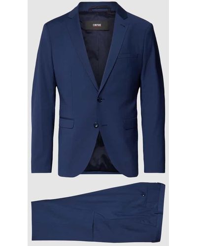 Cinque Anzug mit Schurwoll-Anteil Modell 'Pinto' - Blau