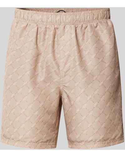 Joop! Shorts mit seitlichen Eingrifftaschen Modell 'St.Tropez' - Natur