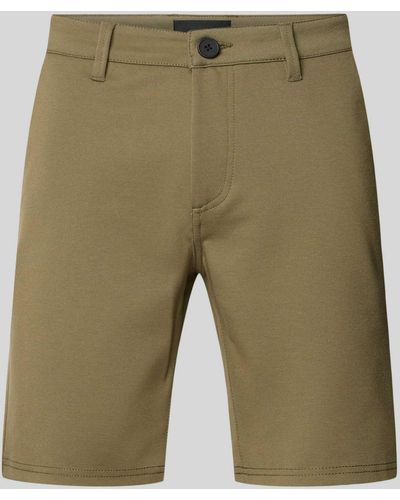 Blend Regular Fit Shorts mit Eingrifftaschen - Grün
