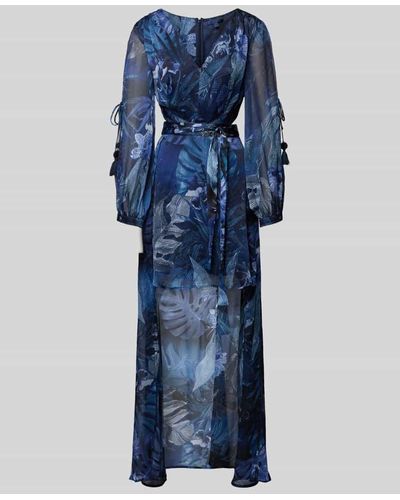 Guess Kleid mit Allover-Muster Modell 'FARRAH' - Blau