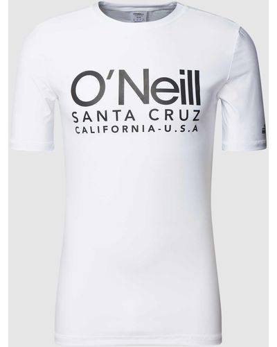 O'neill Sportswear T-shirt Met Labelprint - Wit