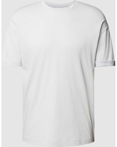 DRYKORN T-Shirt mit überschnittenen Schultern Modell 'THILO' - Weiß