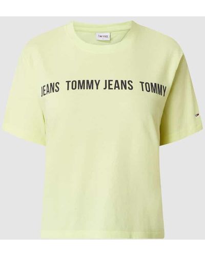 Tommy Hilfiger Boxy Fit T-Shirt aus Bio-Baumwolle - Gelb