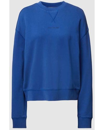 Marc O' Polo Sweatshirt aus Baumwolle - Blau