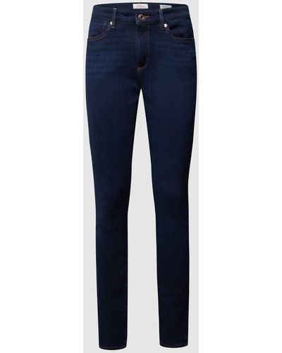 S.oliver Skinny Fit Jeans mit Lyocell-Anteil Modell 'Izabell' - Blau