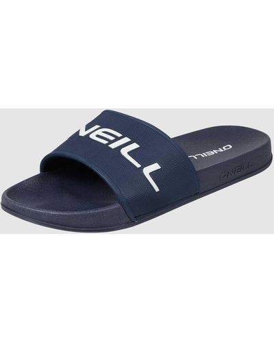 O'neill Sportswear Instappers Met Logo - Blauw