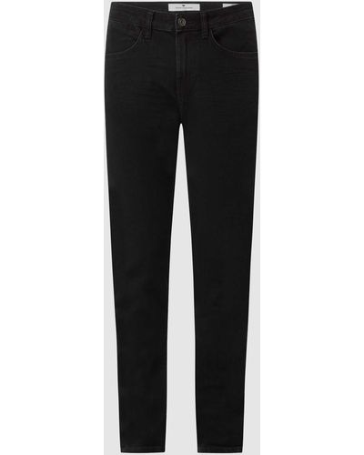 Tom Tailor Slim Fit Jeans Met Stretch, Model 'troy' - Zwart
