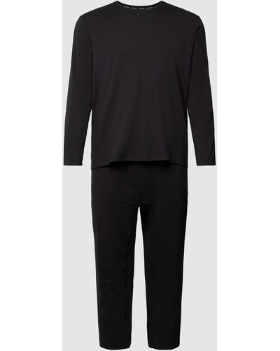 Calvin Klein Plus Size Pyjama - Zwart
