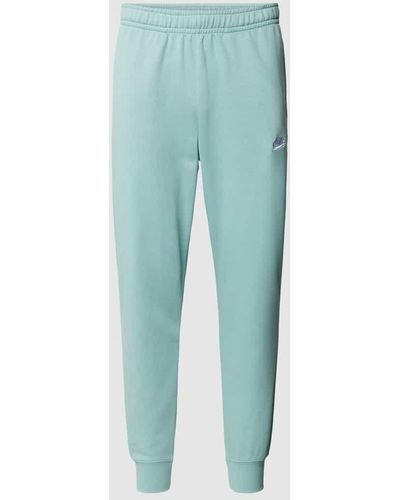Nike Sweatpants mit Label-Stitching Modell 'club' - Blau