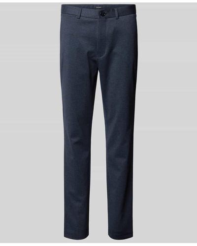 Matíníque Regular Fit Anzughose mit Knopfverschluss Modell 'liam' - Blau
