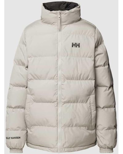 Helly Hansen Steppjacke mit Stehkragen und Wendefunktion - Grau