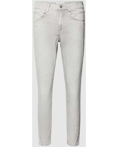 ANGELS Jeans mit verkürztem Schnitt Modell 'Ornella' - Grau