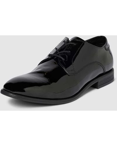Bugatti Oxford-schoenen Van Echt Leer - Zwart
