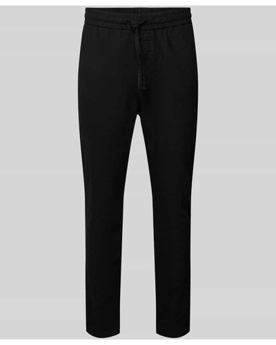 Only & Sons Tapered Fit Hose mit Stretch-Anteil Modell 'LINUS' - Schwarz