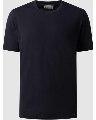 Hanro T-shirt Van Single-jersey - Zwart