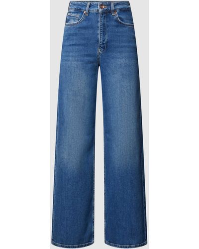 Garcia Relaxed Fit Jeans im 5-Pocket-Design Modell 'RAINA' - Blau
