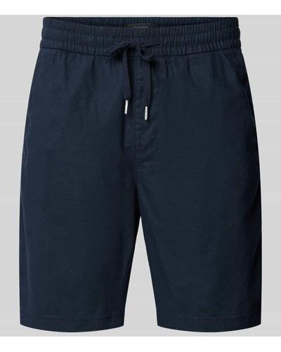 Matíníque Shorts mit elastischem Bund Modell 'barton' - Blau