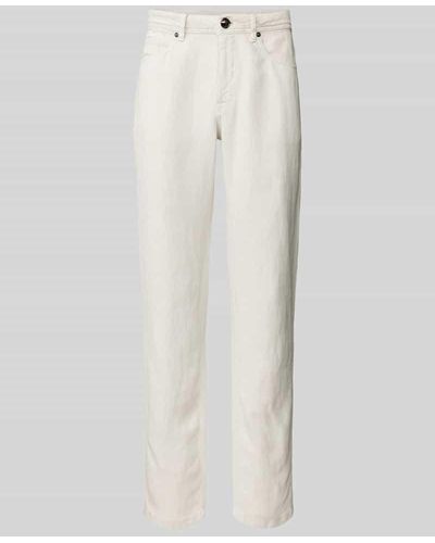 Joop! Modern Fit Jeans im 5-Pocket-Design Modell 'Fortress' - Weiß
