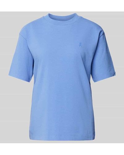 ARMEDANGELS T-Shirt aus Bio-Baumwolle Modell 'TARJAA' - Blau
