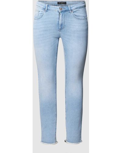 Only Carmakoma PLUS SIZE Jeans mit Label-Details Modell 'CARWILLY' - Blau