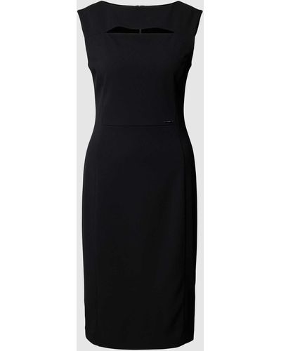 Calvin Klein Mini-jurk Met Cut-out - Zwart